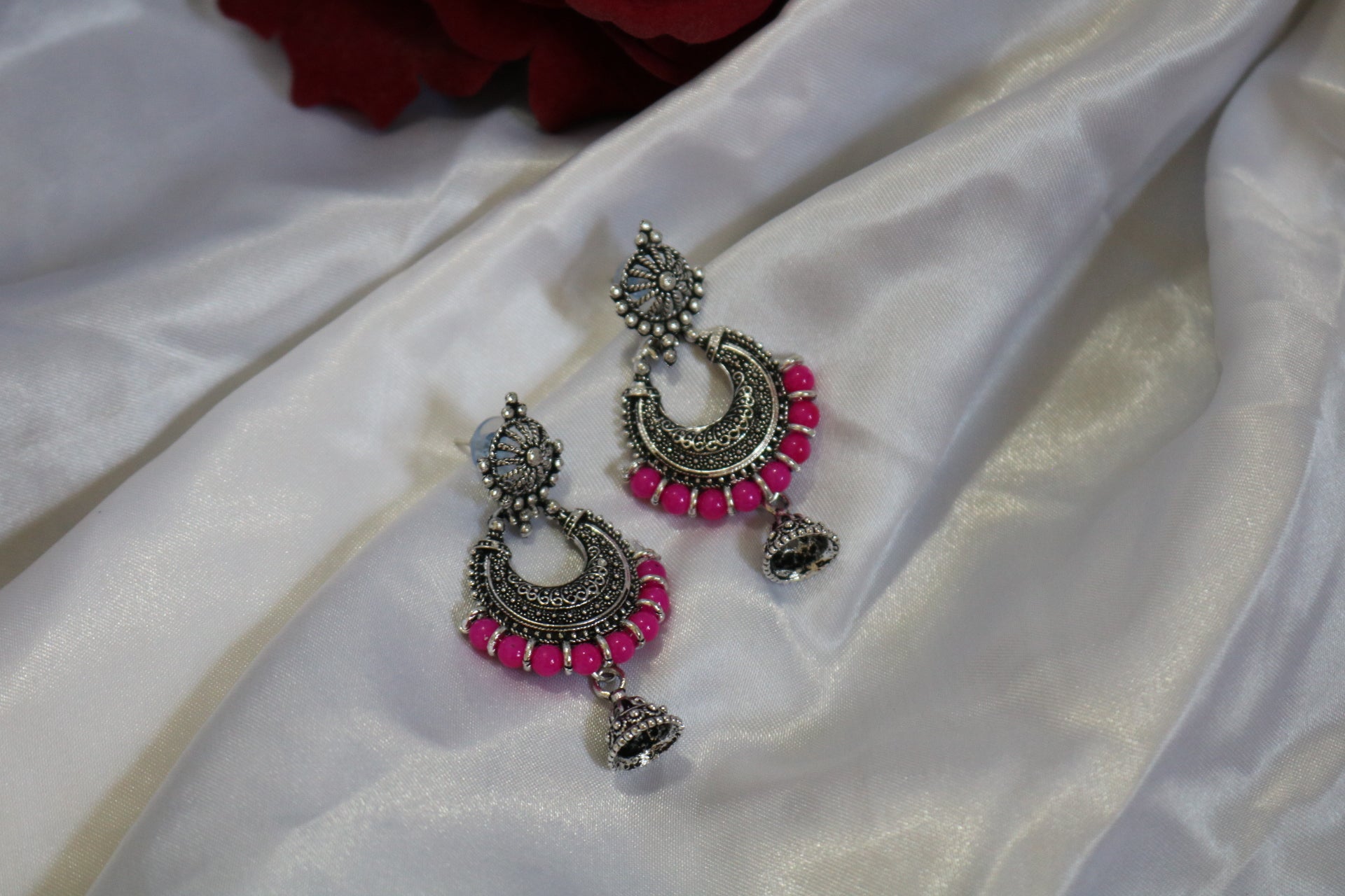 Chandbali Studded Dangle Earring