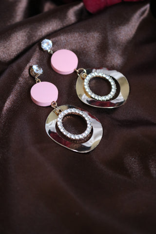 Round Tiered Studded Earring
