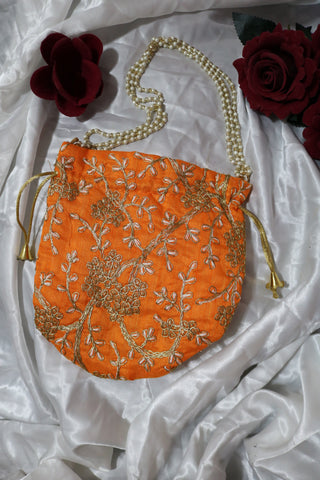Handmade Embroidered Potli Bag