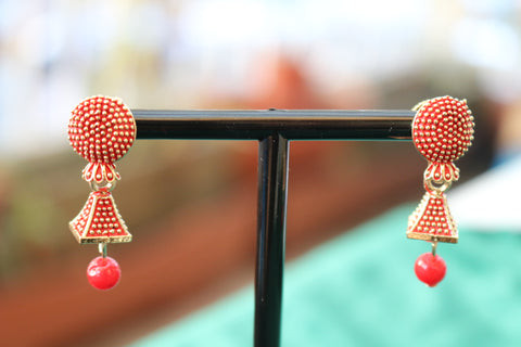 Colorful Christmas Hoop Earrings for Women & Girls – Festive Holiday Jewelry