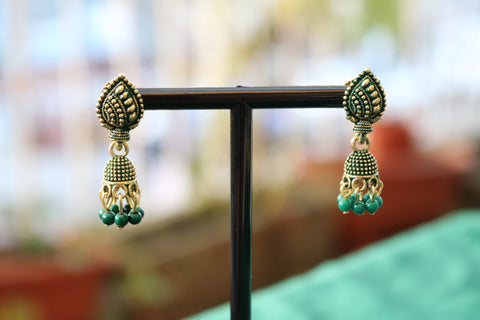 Round Bell Tassel Hollow Jhumka Earrings for Women – Stylish Ethnic Statement Jewelry
