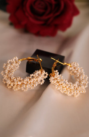 Pearl Round Earrings for Women – Elegant Everyday Jewelry