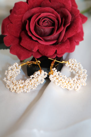 Pearl Round Earrings for Women – Elegant Everyday Jewelry